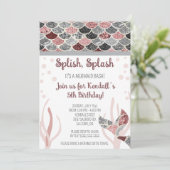 Invitation Splish, Splash, c'est une fête d'anniversaire Bash (Debout devant)