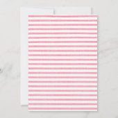 Invitation Splish Splash Fille Rose Baby Shower (Dos)