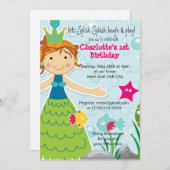 Invitation Splish Splash Fun Water fun Anniversaire Invitatio (Devant / Derrière)