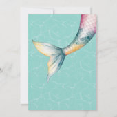 Invitation Splish Splash | Soirée d'anniversaire de la Sirène (Dos)