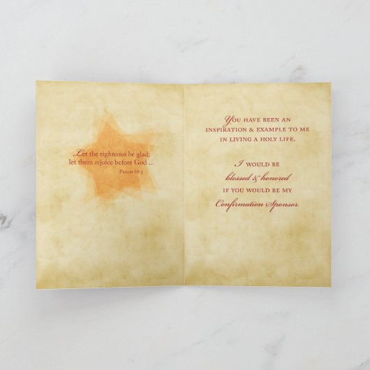 Invitation Sponsor de confirmation, Dove, Demande d'invitatio (Intérieur)