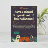 Invitation Spookiest Night of the Year (Debout devant)