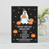 Invitation Spooktaculaire Halloween Bash (Debout devant)