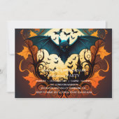 Invitation Spooktacular Dark Haunted House Halloween Party (Devant)