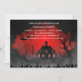 Invitation Spooktacular Dark Haunted House Halloween Party (Devant)