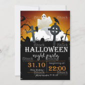 Invitation Spooktacular Dark Haunted House Halloween Party  (Devant)