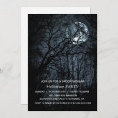 Invitation Spooktacular Dark Haunted House Halloween Party I (Devant / Derrière)