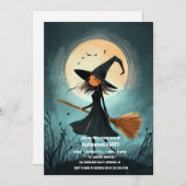 Invitation Spooktacular Dark Haunted House Halloween Party I (Devant / Derrière)