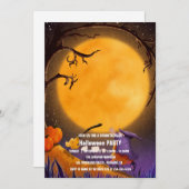 Invitation Spooktacular Dark Haunted House Halloween Party I (Devant / Derrière)