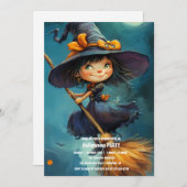 Invitation Spooktacular Dark Haunted House Halloween Party I (Devant / Derrière)