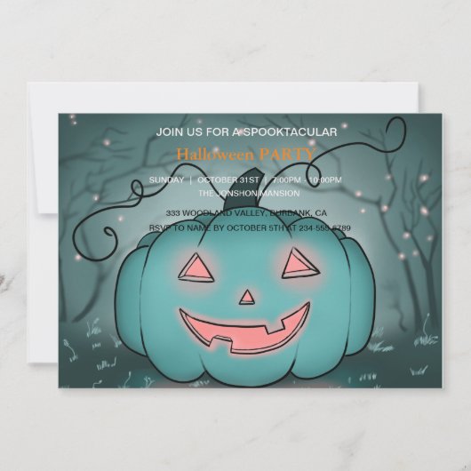 Invitation Spooktacular Dark Haunted House Halloween Party I (Devant)