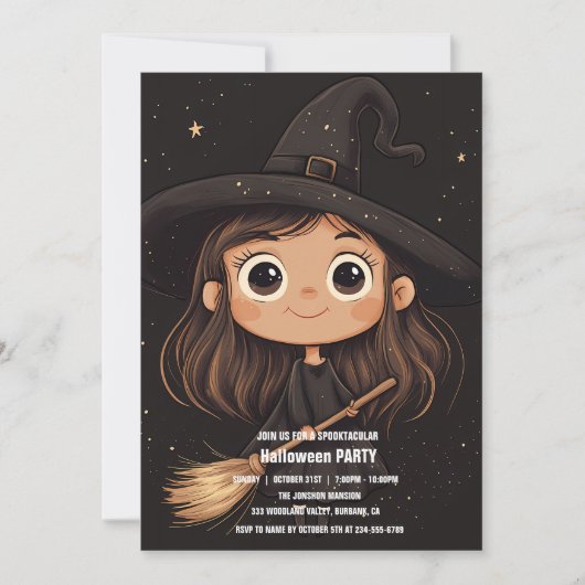 Invitation Spooktacular Dark Haunted House Halloween Party I (Devant)