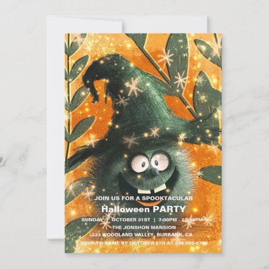 Invitation Spooktacular Dark Haunted House Halloween Party I (Devant)