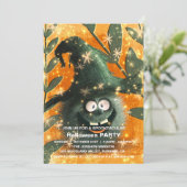 Invitation Spooktacular Dark Haunted House Halloween Party I (Debout devant)