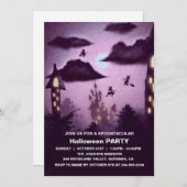 Invitation Spooktacular Dark Haunted House Halloween Party I (Devant / Derrière)