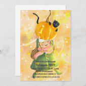 Invitation Spooktacular Dark Haunted House Halloween Party I (Devant / Derrière)