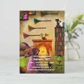 Invitation Spooktacular Dark Haunted House Halloween Party I (Debout devant)