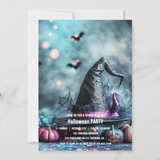 Invitation Spooktacular Dark Haunted House Halloween Party I (Devant)