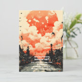 Invitation Spooktacular Dark Haunted House Halloween Party I (Debout devant)