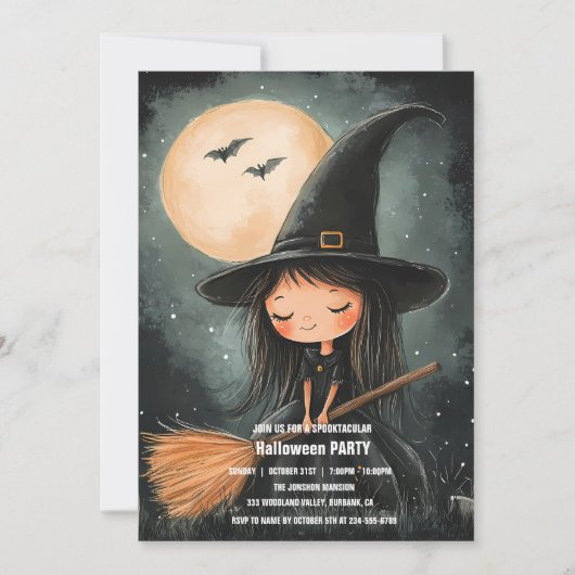 Invitation Spooktacular Dark Haunted House Halloween Party I (Devant)