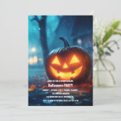 Invitation Spooktacular Dark Haunted House Halloween Party I (Debout devant)