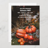 Invitation Spooktacular Dark Haunted House Halloween Party I (Devant / Derrière)