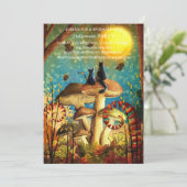 Invitation Spooktacular Dark Haunted House Halloween Party I (Debout devant)