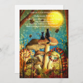 Invitation Spooktacular Dark Haunted House Halloween Party I (Devant / Derrière)