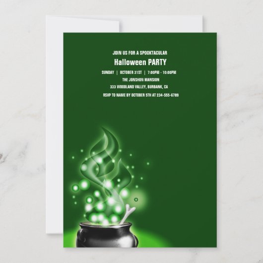 Invitation Spooktacular Dark Haunted House Halloween Party I (Devant)