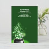 Invitation Spooktacular Dark Haunted House Halloween Party I (Debout devant)