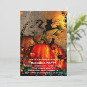 Invitation Spooktacular Dark Haunted House Halloween Party I (Debout devant)