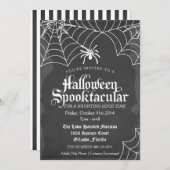 Invitation Spooktacular d'Halloween (Devant / Derrière)