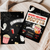 Invitation Spooktacular Effrayant Halloween Soirée de cinéma