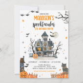 Invitation Spooktacular Ghost Halloween fête d'anniversaire (Devant)