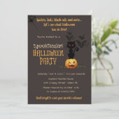 Invitation Spooktacular Halloween (Debout devant)