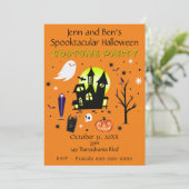 Invitation Spooktacular Halloween (Debout devant)