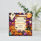 Invitation Spooktacular Halloween (Debout devant)