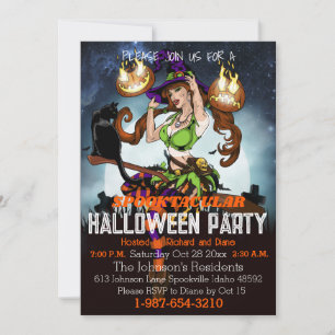 Invitation Spooktacular Halloween