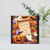 Invitation Spooktacular Halloween (Debout devant)