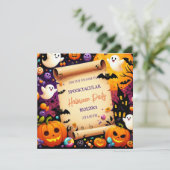 Invitation Spooktacular Halloween (Debout devant)