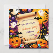 Invitation Spooktacular Halloween (Devant)