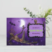 Invitation Spooktacular Halloween (Debout devant)