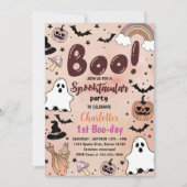Invitation Spooktacular Halloween 1er fête d'anniversaire (Devant)
