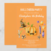 Invitation Spooktacular Halloween Anniversaire de enfant Part (Devant / Derrière)