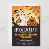 Invitation Spooktacular Halloween Birthday Kids (Devant)