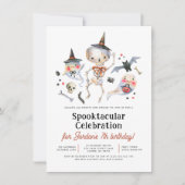 Invitation Spooktacular Halloween fête d'anniversaire (Devant)