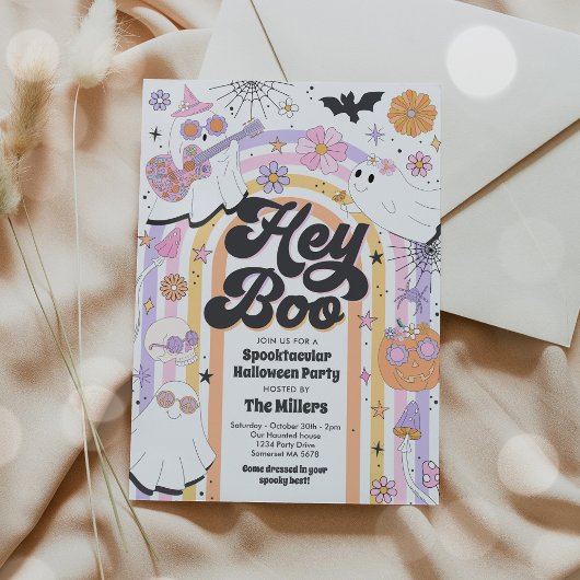 Invitation Spooktacular Halloween mignon Fête fantôme