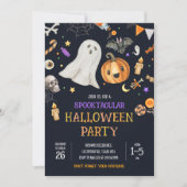 Invitation Spooktacular Kids Cute Halloween Costume Party (Devant)