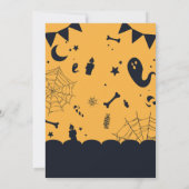 Invitation Spooktacular Kids Halloween Costume Anniversaire (Dos)