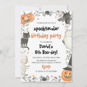 Invitation Spooktacular mignon Halloween Anniversaire Invitat (Devant)